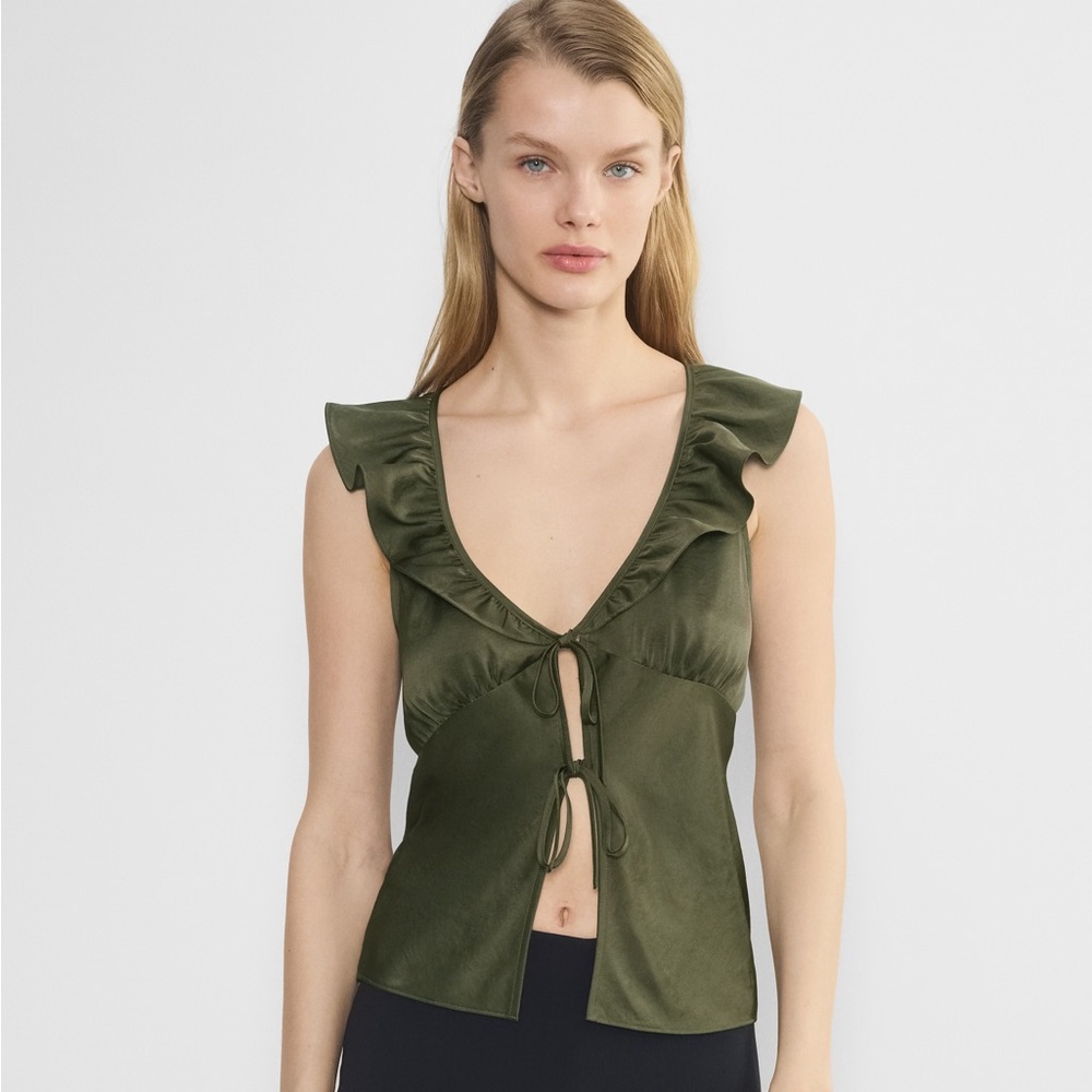 Aritzia Wilfred Tonka Satin Blouse